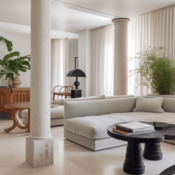 Clever Ways to Disguise or Make the Most of a Pillar in Your Living